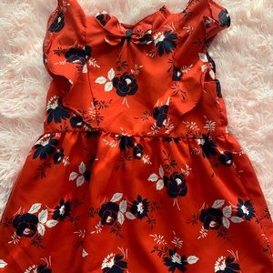 Janie & Jack red toddler dress